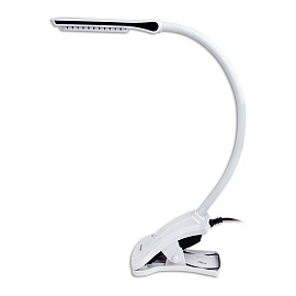 Настольная лампа / светильник SONNEN OU-138, на прищепке, светодиодная, 5 Вт, белый, 236668