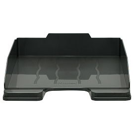 Лоток для бумаг горизонтальный СТАММ "Эксперт", серый