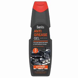 Чистящее средство (жироудалитель) для кухни Санита Антижир 0.5 кг от жира и нагара гель для стеклокерамики
