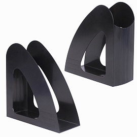 Лоток вертикальный для бумаг BRAUBERG "Delta", 240х90х240 мм, черный, 237239 фото Лоток вертикальный для бумаг BRAUBERG "Delta", 240х90х240 мм, черный, 237239