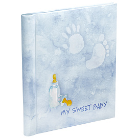 Фотоальбом магнитный 10 листов 23*28см, внутренняя спираль, ArtSpace "Sweet boy