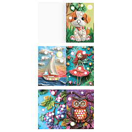 Раскраска пластилином А5, 8 стр., ТРИ СОВЫ "Выпуск №2