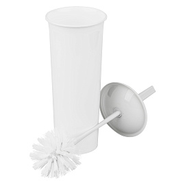 Ерш для унитаза OfficeClean, с подставкой (высокий стан), пластик, белый