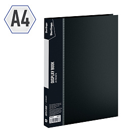 Папка с 20 вкладышами Berlingo "Standard", 14мм, 600мкм, черная фото Папка с 20 вкладышами Berlingo "Standard", 14мм, 600мкм, черная