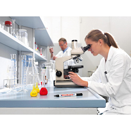 Маркер промышленный перманентный Edding E-8014/1 для лабораторий чёрный 1 мм