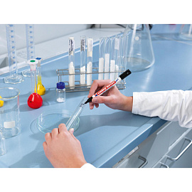 Маркер промышленный перманентный Edding E-8014/1 для лабораторий чёрный 1 мм