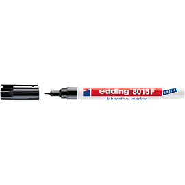Маркер перманентный лабораторный Edding E-8015 F черный (толщина линии 0.75 мм)