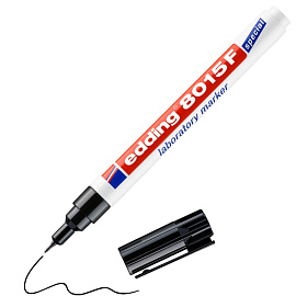 Маркер перманентный лабораторный Edding E-8015 F черный (толщина линии 0.75 мм)