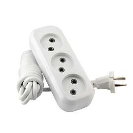 Удлинитель LUX У3-О-03 3 розетки 3 м фото Удлинитель LUX У3-О-03 3 розетки 3 м