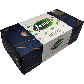 Салфетки косметические Jasmin Royal 3-слойные (100 штук в упаковке)