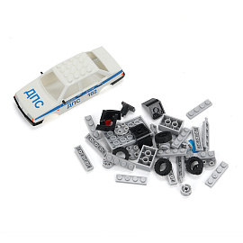 Конструктор пластиковый "АВТОМОБИЛИ", 28-42 детали, ГОРОД МАСТЕРОВ