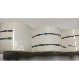 Термоэтикетки 58х40 мм ЭКО (диаметр втулки 40 мм, 5 рулонов по 700 этикеток)