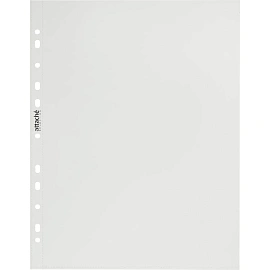 Файл-вкладыш Attache Selection ЭКО А4+ 100 мкм прозрачный гладкий 20 штук в упаковке