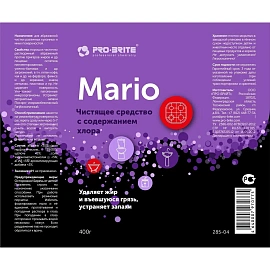 Чистящее средство для кухонных поверхностей Pro-Brite Mario 400 г фото Чистящее средство для кухонных поверхностей Pro-Brite Mario 400 г