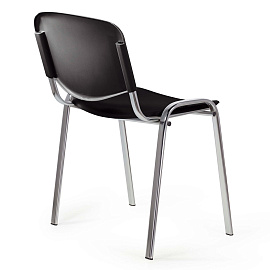 Стул STAFF "Iso Plast CF-009", хром каркас, пластик черный, 532571 фото Стул STAFF "Iso Plast CF-009", хром каркас, пластик черный, 532571