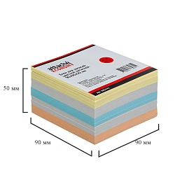 Блок для записей Attache Economy 90x90x50 мм разноцветный (плотность 65 г/кв.м)