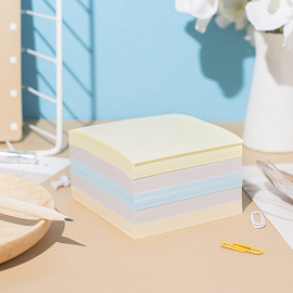 Блок для записей Attache Economy 90x90x50 мм разноцветный (плотность 65 г/кв.м)