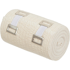 Бинт эластичный Meridian с застежкой 2 м х 8 см фото Бинт эластичный Meridian с застежкой 2 м х 8 см