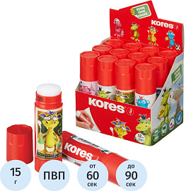 Клей-карандаш Kores Fantasy 15 г