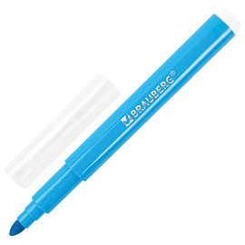 Фломастеры утолщенные 12 цветов, вентилируемый колпачок, BRAUBERG "PREMIUM", ПВХ-упаковка, 152196 фото Фломастеры утолщенные 12 цветов, вентилируемый колпачок, BRAUBERG "PREMIUM", ПВХ-упаковка, 152196