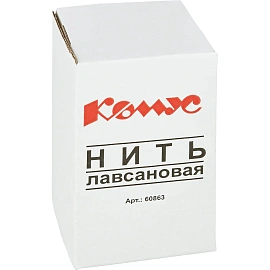 Нить прошивная для документов лавсановая ЛШ170 белая (1000 метров), картонный короб