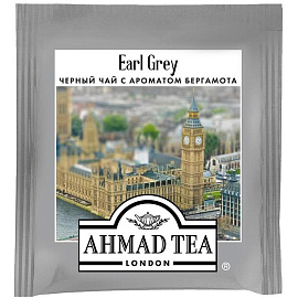 Чай черный Ahmad Tea Earl Grey 100 пакетиков (бергамот) фото Чай черный Ahmad Tea Earl Grey 100 пакетиков (бергамот)