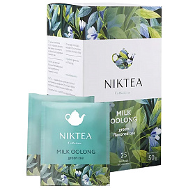 Чай зеленый Niktea Milk Oolong 25 пакетиков