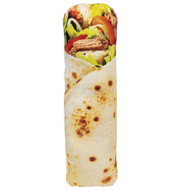 Игрушка мягкая "ШАУРМА", ткань вельбоа, 40х11 см, WOOZOO (ВУЗУ), 666979