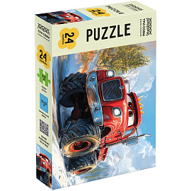 Пазл 24 эл. Maxi ТРИ СОВЫ "Суровый грузовик