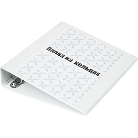 Папка Панорама на 4-х кольцах Attache 75 мм белая до 500 листов