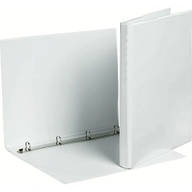Папка Панорама на 4-х кольцах Attache 30 мм белая до 110 листов