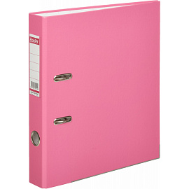 Папка-регистратор Bantex (Attache Selection) Economy Plus 50 мм розовая бумвинил/бумага с защитным уголком