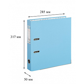 Папка-регистратор Bantex (Attache Selection) Economy Plus 50 мм голубая бумвинил/бумага