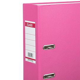 Папка-регистратор Bantex (Attache Selection) Economy Plus 80 мм розовая бумвинил/бумага