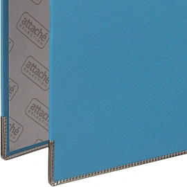 Папка-регистратор Bantex (Attache Selection) Economy Plus 80 мм голубая бумвинил/бумага с защитным уголком