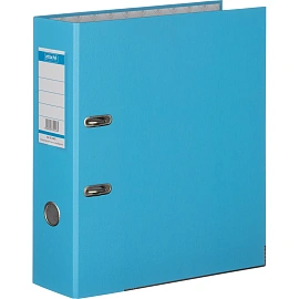Папка-регистратор Bantex (Attache Selection) Economy Plus 80 мм голубая бумвинил/бумага с защитным уголком