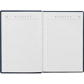 Ежедневник недатированный Attache Вива искусственная кожа А5 176 листов синий