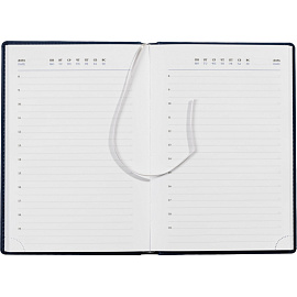 Ежедневник недатированный Attache Вива искусственная кожа А5 176 листов синий