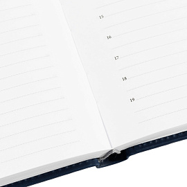 Ежедневник недатированный Attache Вива искусственная кожа А5 176 листов синий