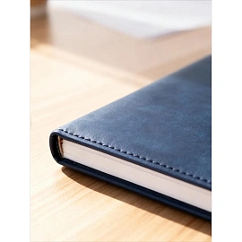 Ежедневник недатированный Attache Вива искусственная кожа А5 176 листов синий