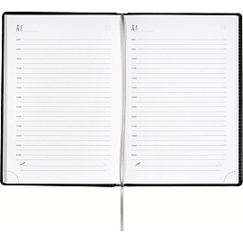 Ежедневник недатированный Attache Вива искусственная кожа А5 176 листов чёрный