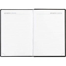 Ежедневник недатированный Attache Вива искусственная кожа А5 176 листов чёрный