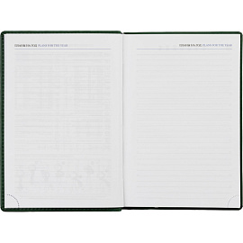 Ежедневник недатированный Attache Вива искусственная кожа А5 176 листов зеленый