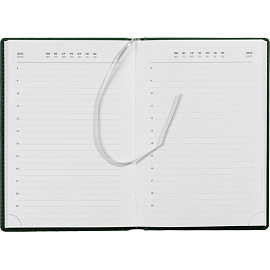 Ежедневник недатированный Attache Вива искусственная кожа А5 176 листов зеленый