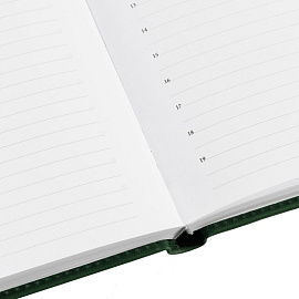 Ежедневник недатированный Attache Вива искусственная кожа А5 176 листов зеленый