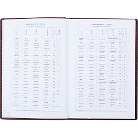 Ежедневник недатированный Attache Вива искусственная кожа А5 176 листов бордовый