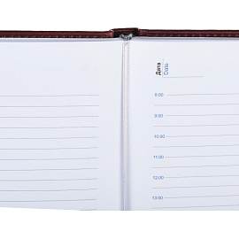 Ежедневник недатированный Attache Вива искусственная кожа А5 176 листов бордовый