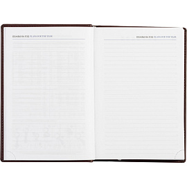 Ежедневник недатированный Attache Вива искусственная кожа А5 176 листов бордовый