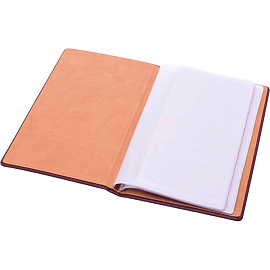 Визитница настольная Attache Вива искусственная кожа на 72 визитки зеленая