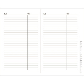 Телефонная книга Attache Вива искусственная кожа А5 96 листов синяя (133х202 мм)